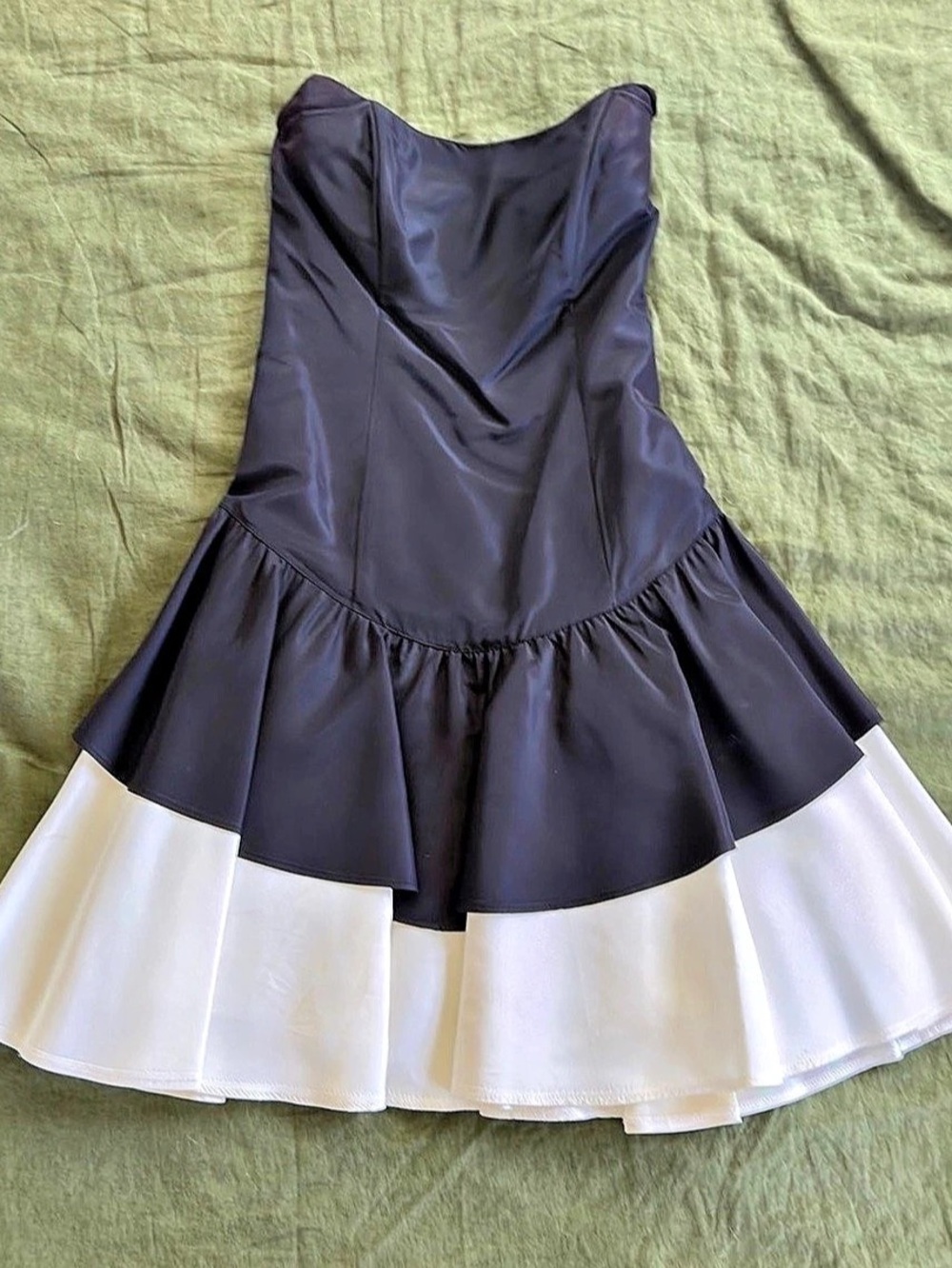 Vintage Gunne Sax Color Block Mini Dress